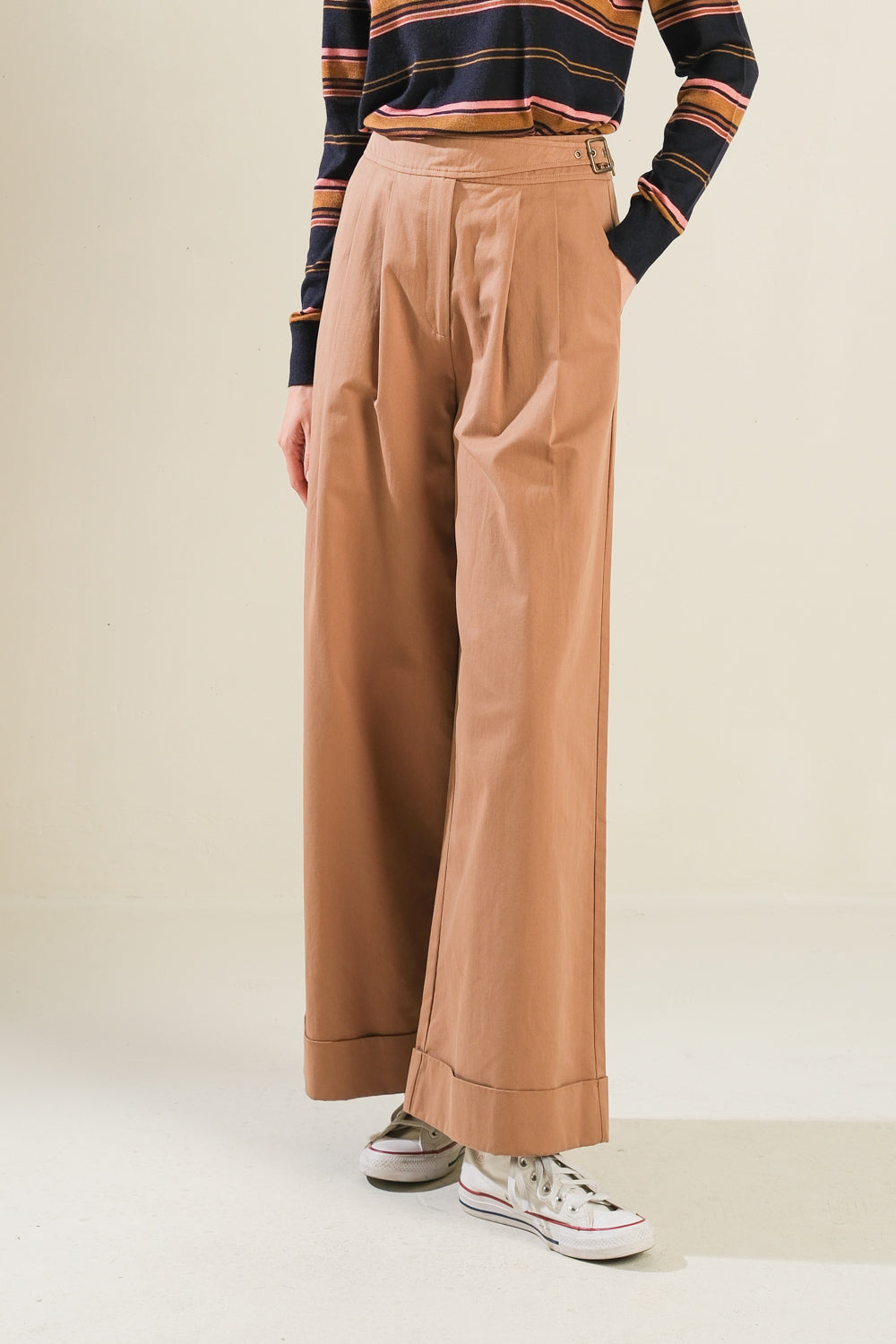 THE TIME IS RIGHT WOVEN PANTS Flying Tomato